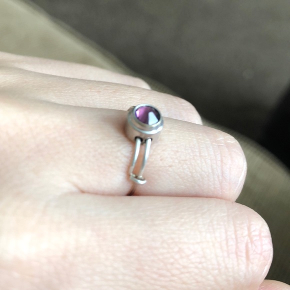 Alex & Ani amethyst ring - Picture 2 of 4